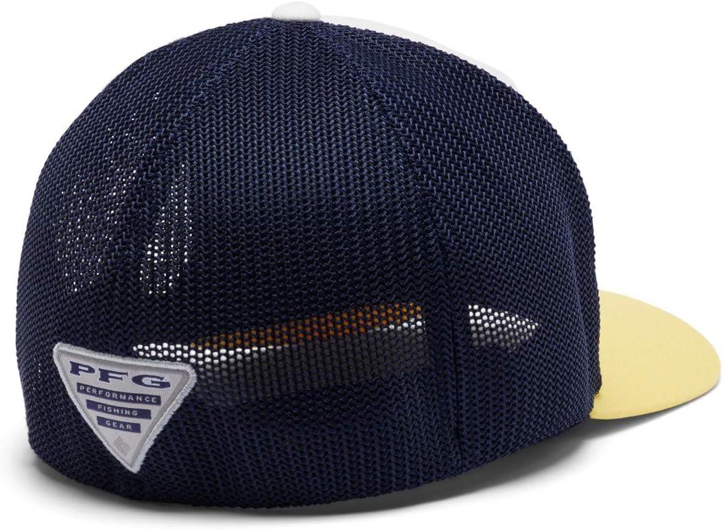 imageColumbia UnisexChild Junior Mesh Ball CapWhiteCollegiate NavyPfg Hook
