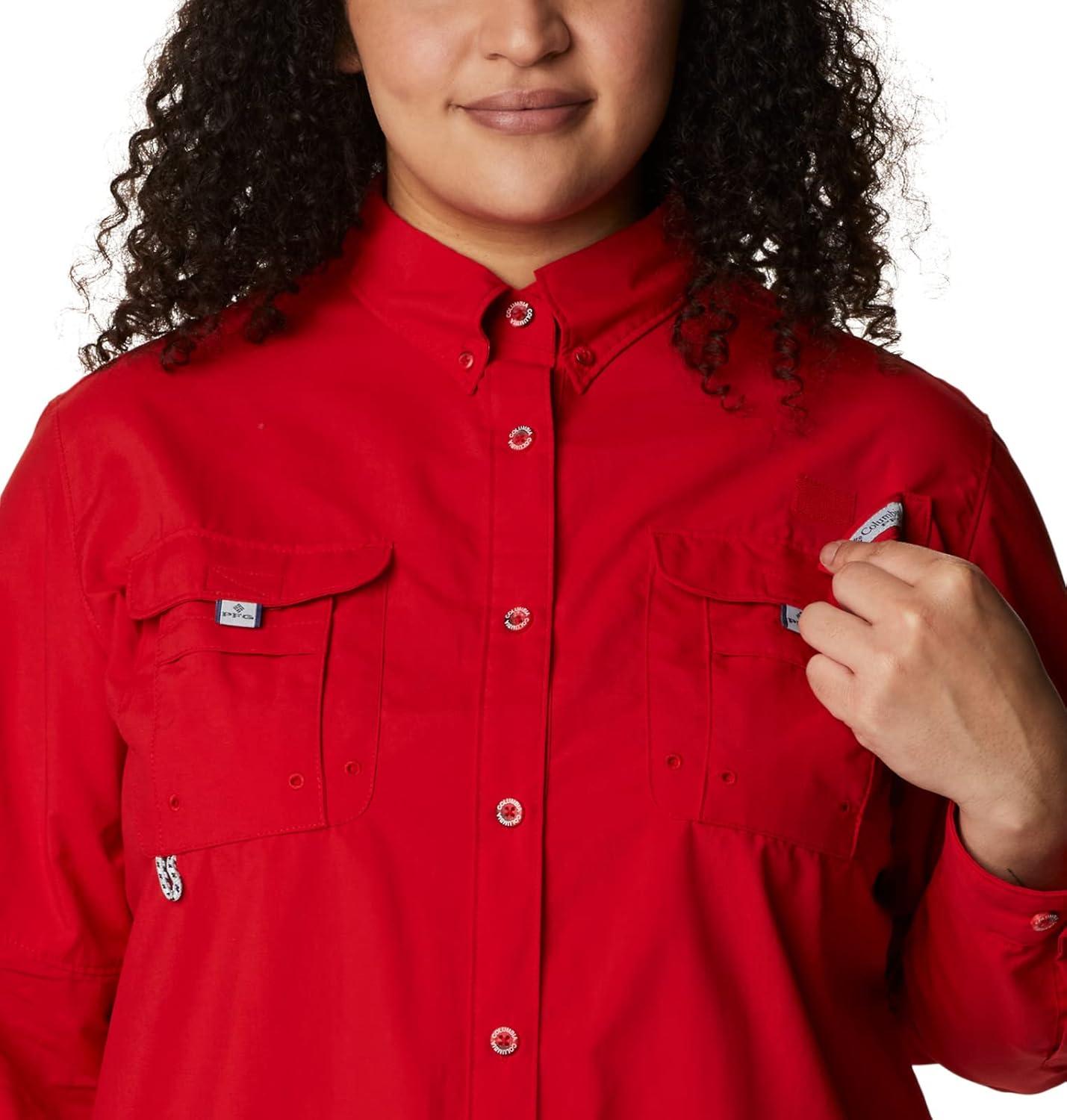 imageColumbia Womens Bahama Long SleeveRed Spark