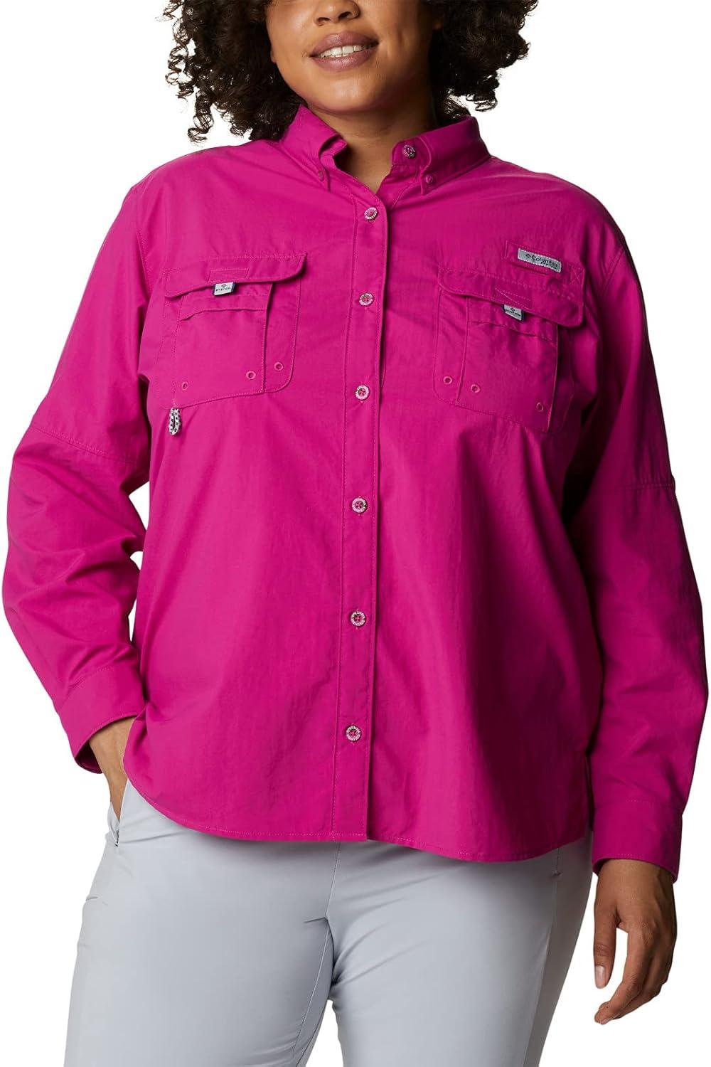 imageColumbia Womens Bahama Long SleeveWild Fuchsia