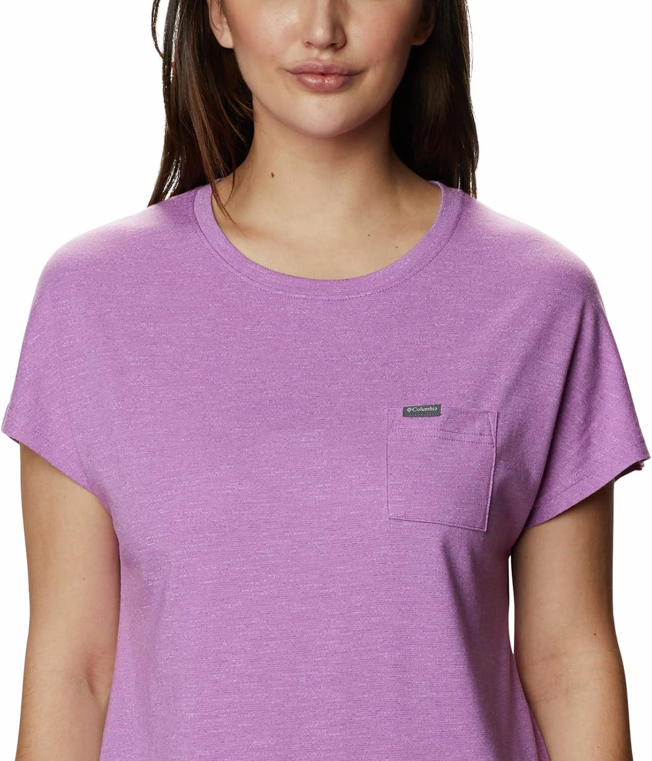 imageColumbia Womens Cades Cape TeeBlossom Pink