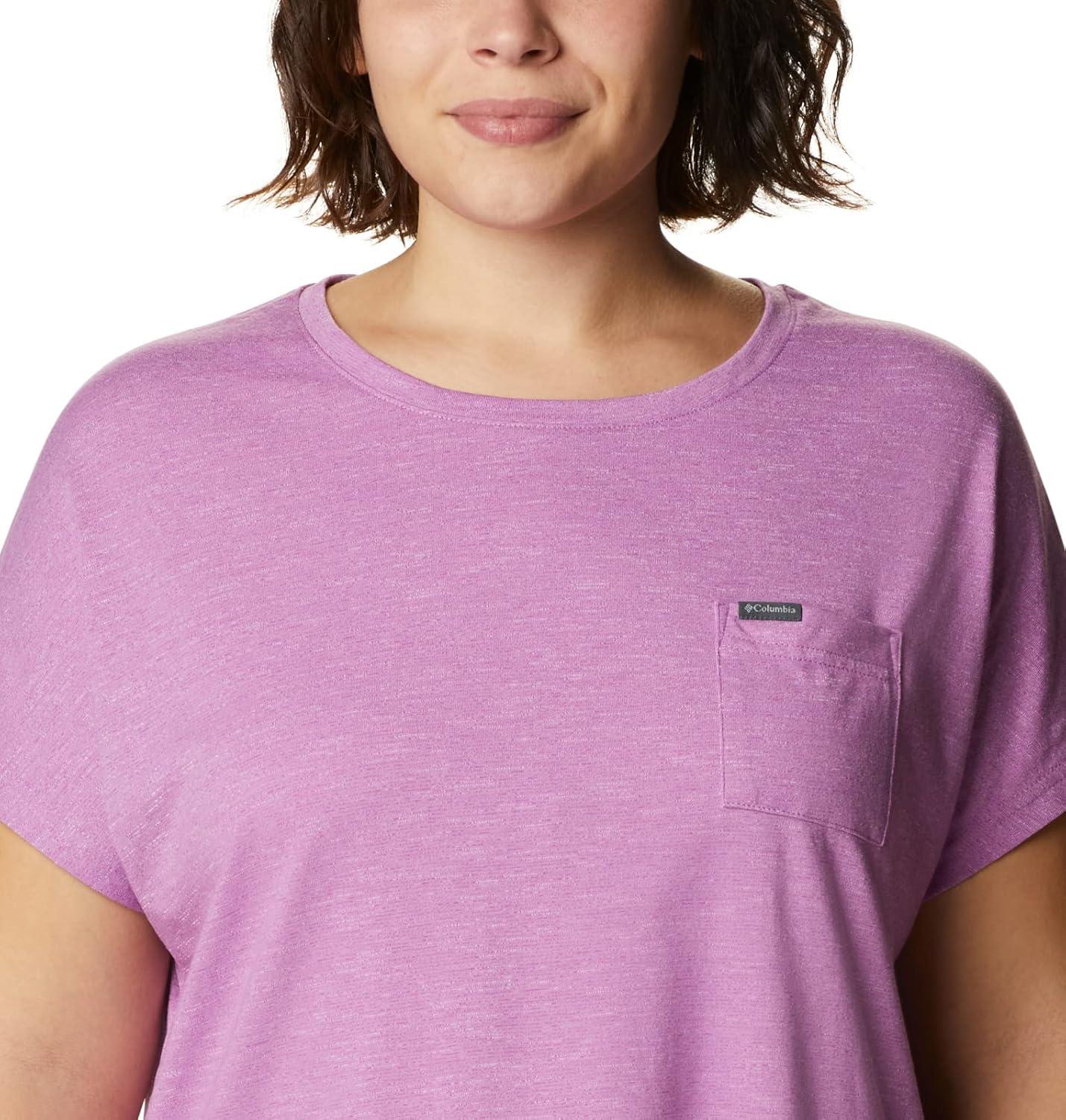 imageColumbia Womens Cades Cape TeeBlossom Pink