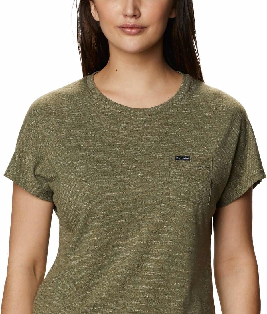 imageColumbia Womens Cades Cape TeeStone Green