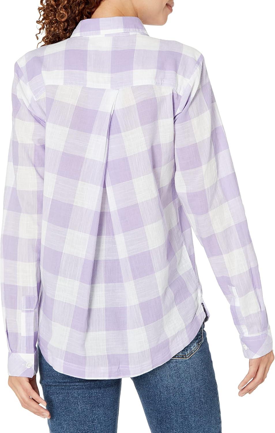 imageColumbia Womens Camp Henry Iii Ls ShirtFrosted PurpleBuffalo Check