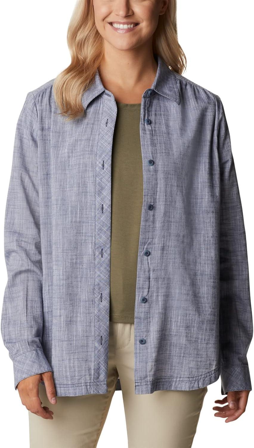 imageColumbia Womens Camp Henry Iii Ls ShirtNocturnal Chambray