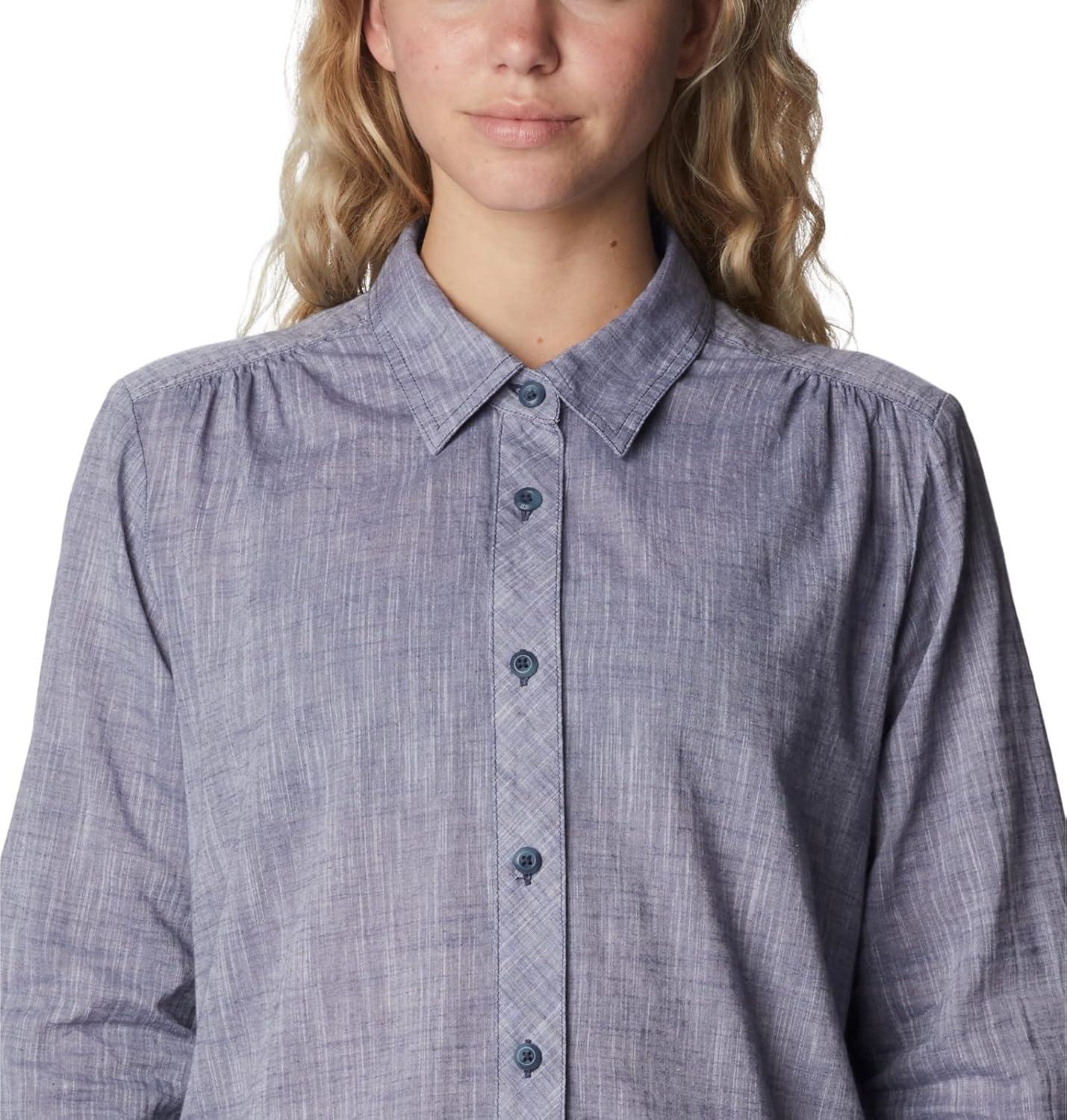 imageColumbia Womens Camp Henry Iii Ls ShirtNocturnal Chambray
