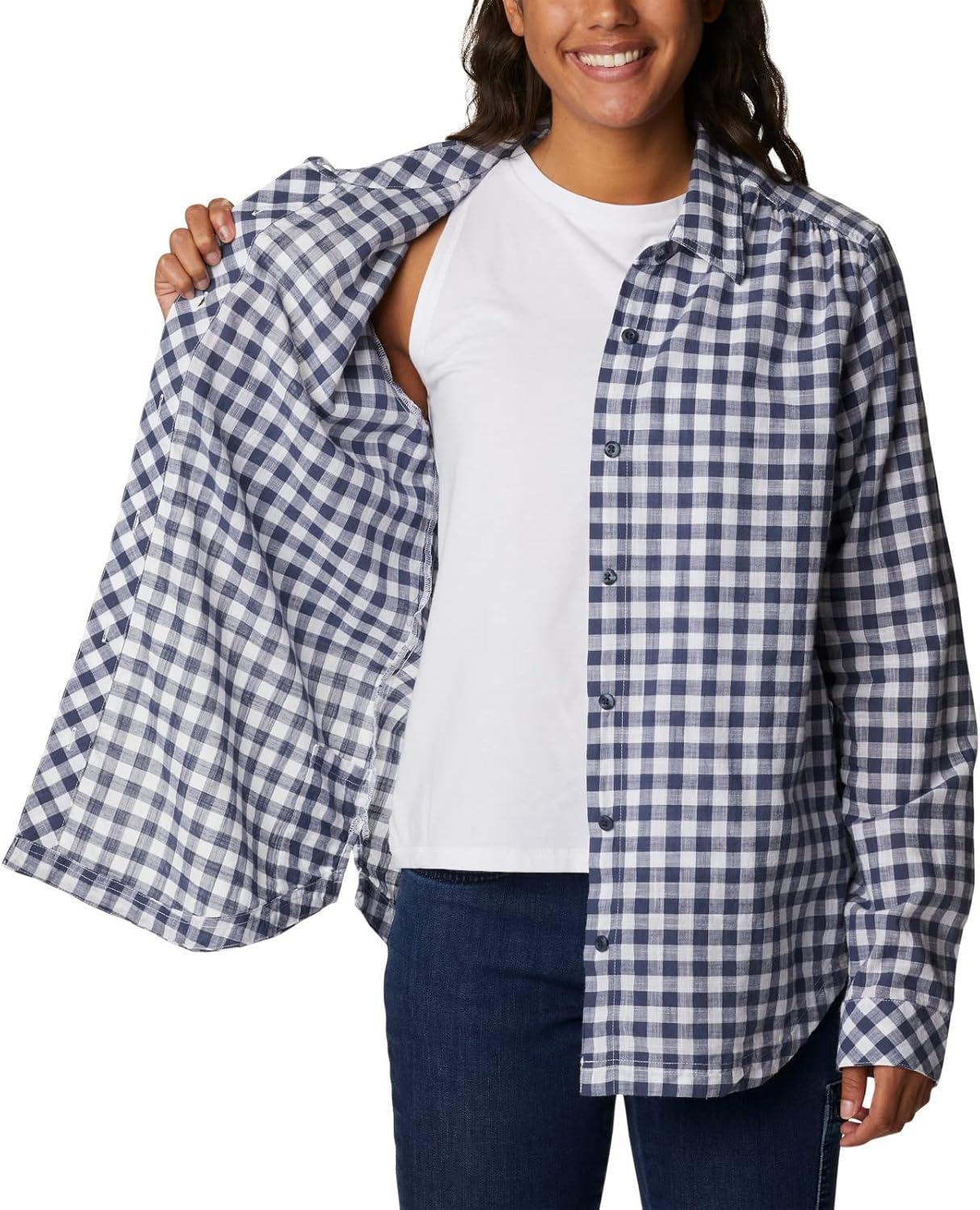 imageColumbia Womens Camp Henry Iii Ls ShirtNocturnal Gingham