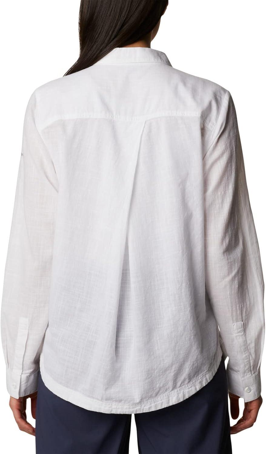 imageColumbia Womens Camp Henry Iii Ls ShirtWhite Chambray