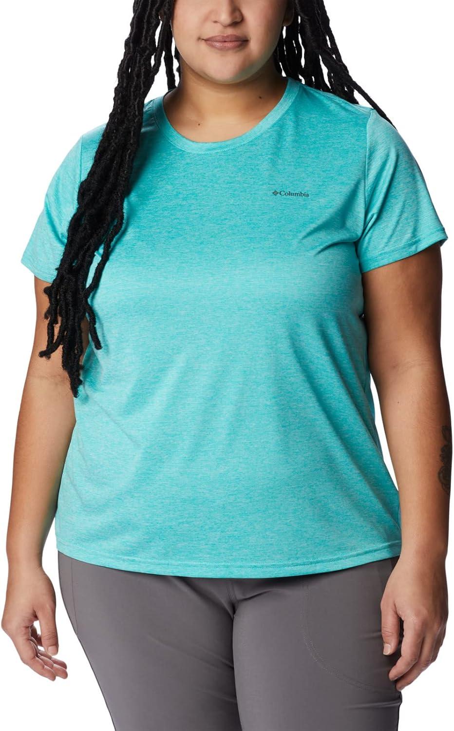 imageColumbia Womens Hike Graphic Short Sleeve TeeBright AquaHeather