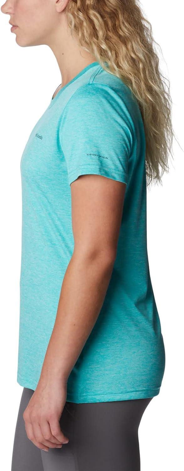 imageColumbia Womens Hike Graphic Short Sleeve TeeBright AquaHeather