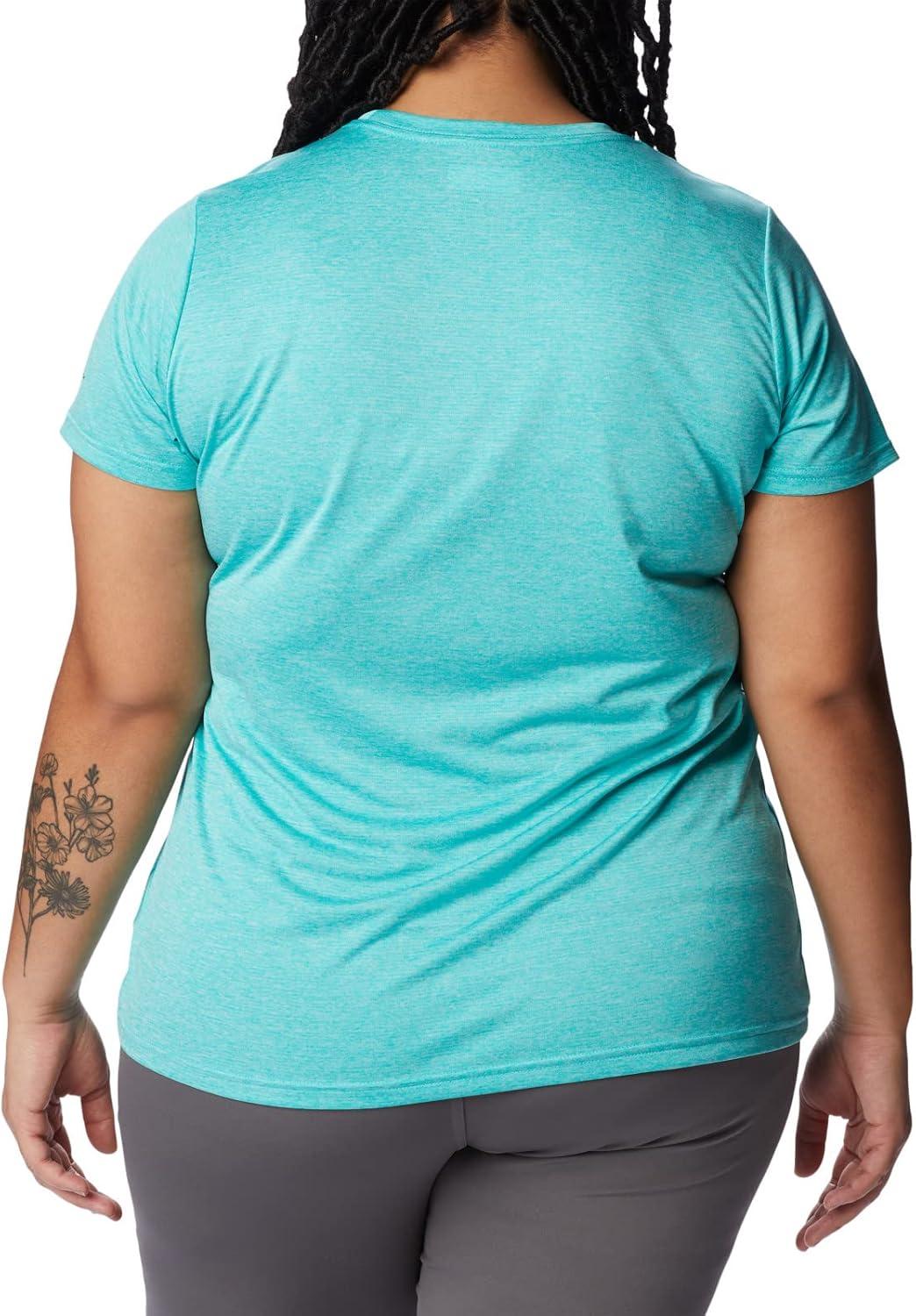 imageColumbia Womens Hike Graphic Short Sleeve TeeBright AquaHeather