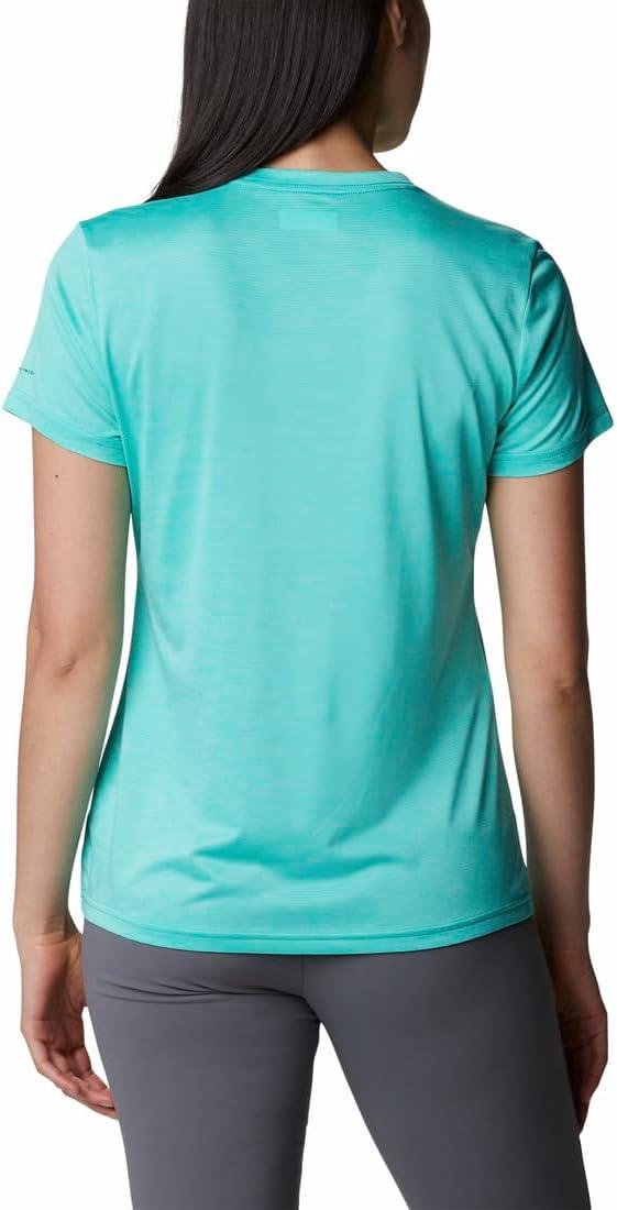 imageColumbia Womens Hike Graphic Short Sleeve TeeElectric Turquoise Heather