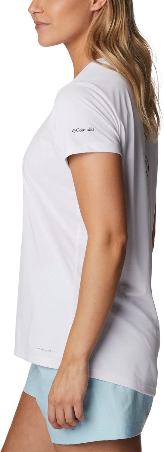 imageColumbia Womens Hike Graphic Short Sleeve TeeWhiteVertical Outline Csc Graphic