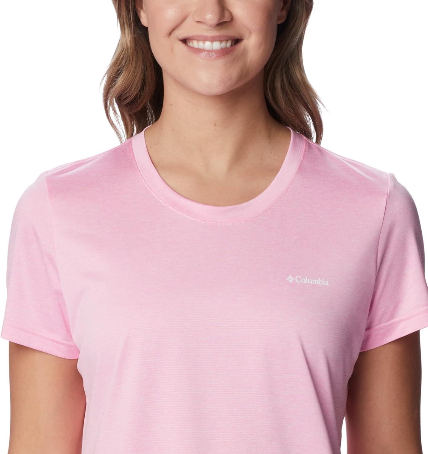 imageColumbia Womens Hike Graphic Short Sleeve TeeWild Rose Heather