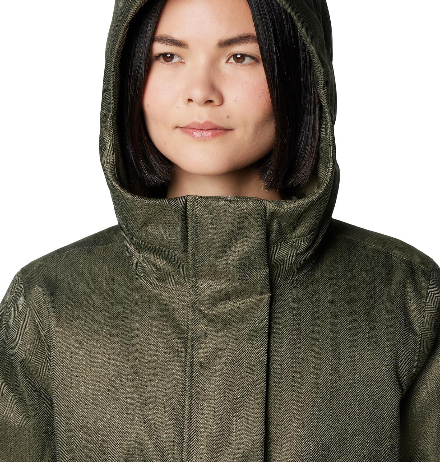 imageColumbia Womens Juniper Ridge II Down JacketStone Green Herringbone
