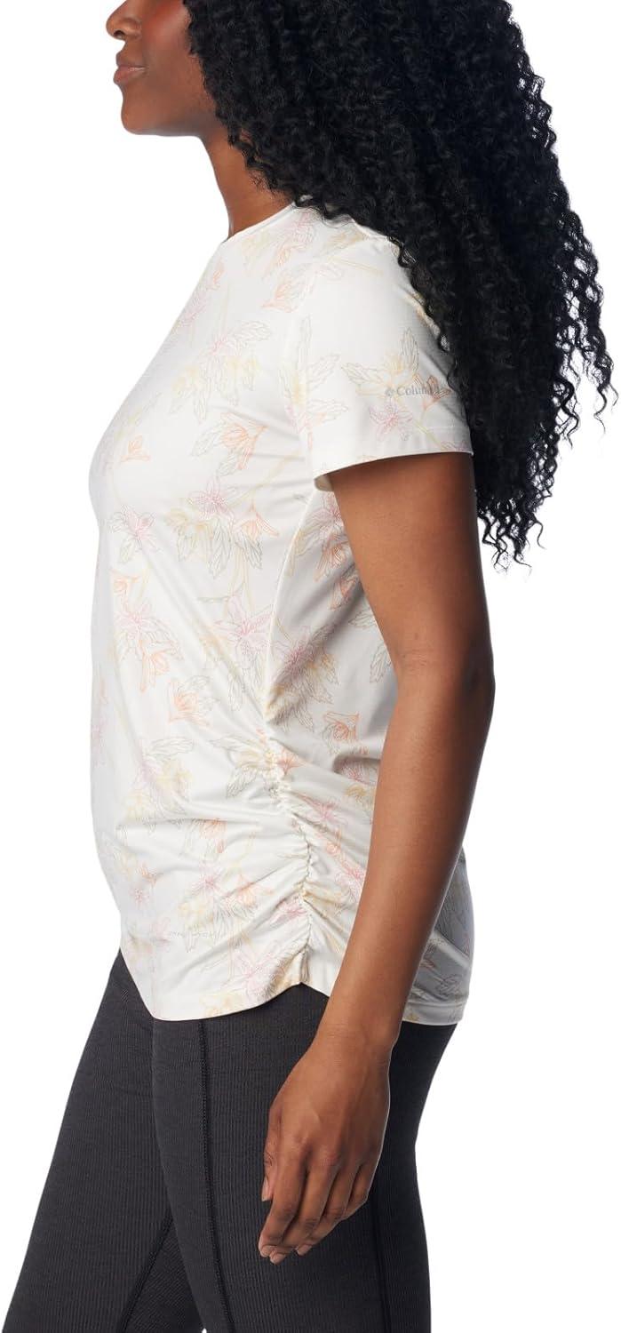 imageColumbia Womens Leslie Falls Short SleeveSea Salt Tigerlines Multi