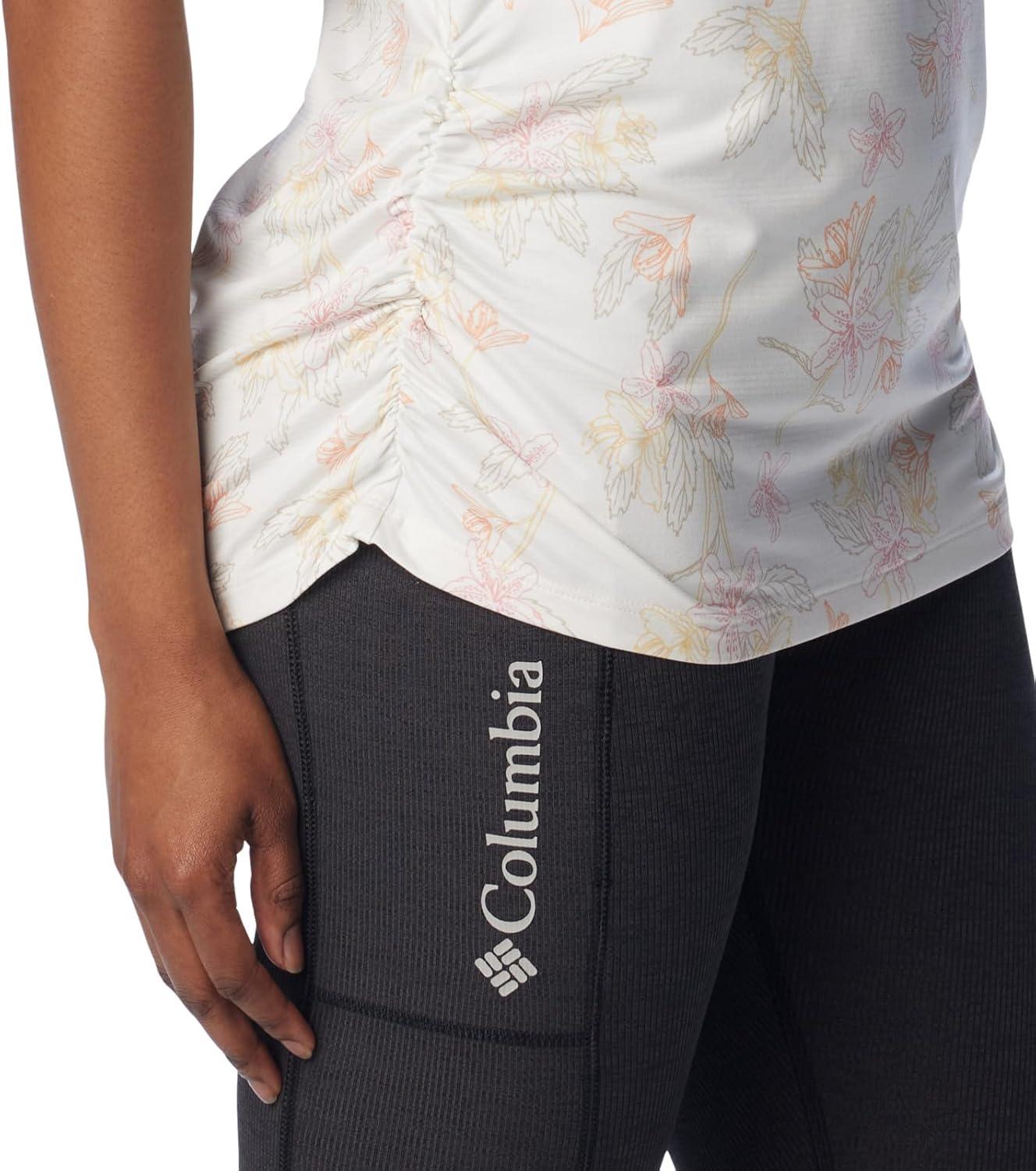 imageColumbia Womens Leslie Falls Short SleeveSea Salt Tigerlines Multi