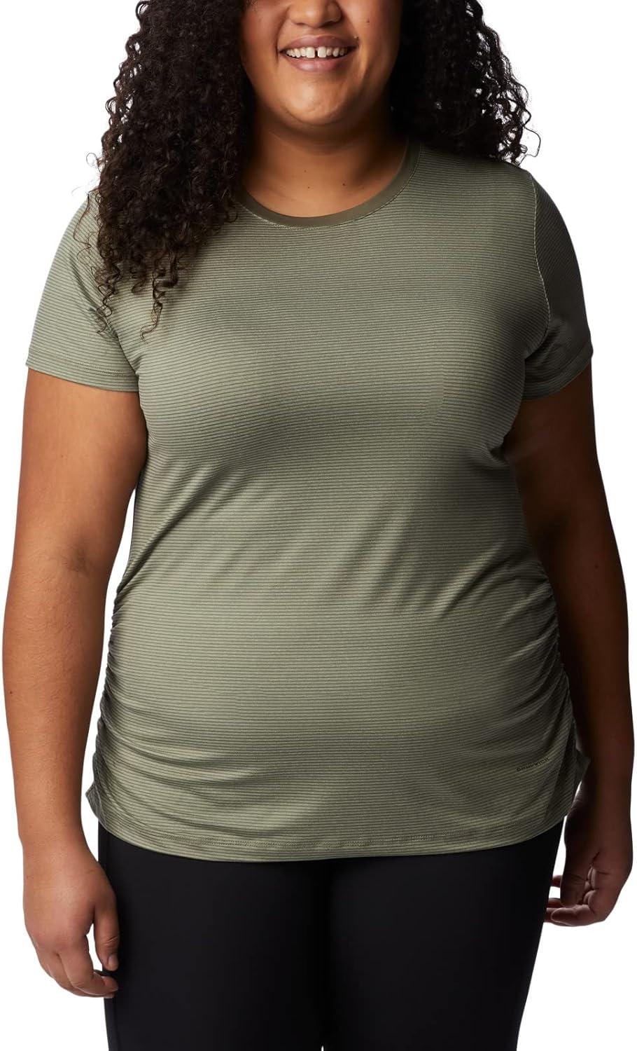 imageColumbia Womens Leslie Falls Short SleeveStone Green