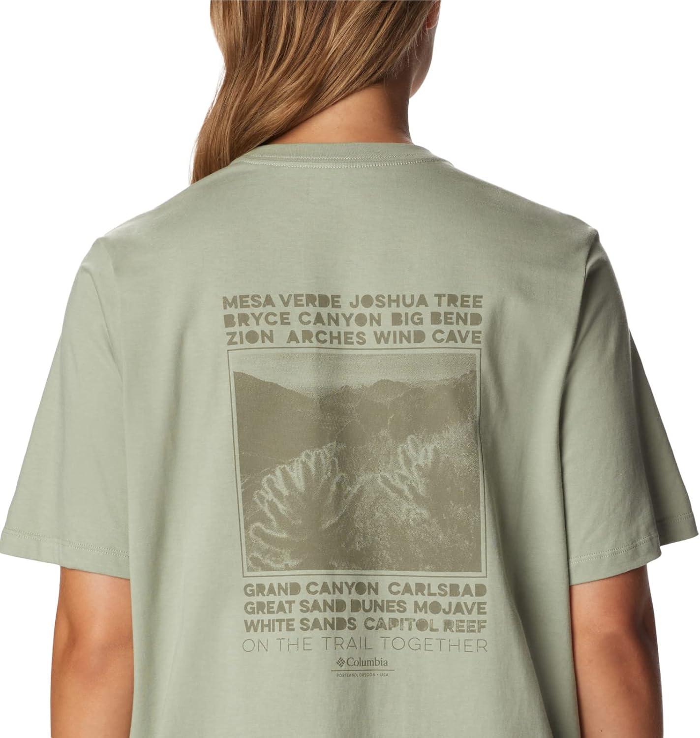 imageColumbia Womens North Cascades Graphic Short Sleeve TeeSafariHike Np Graphic