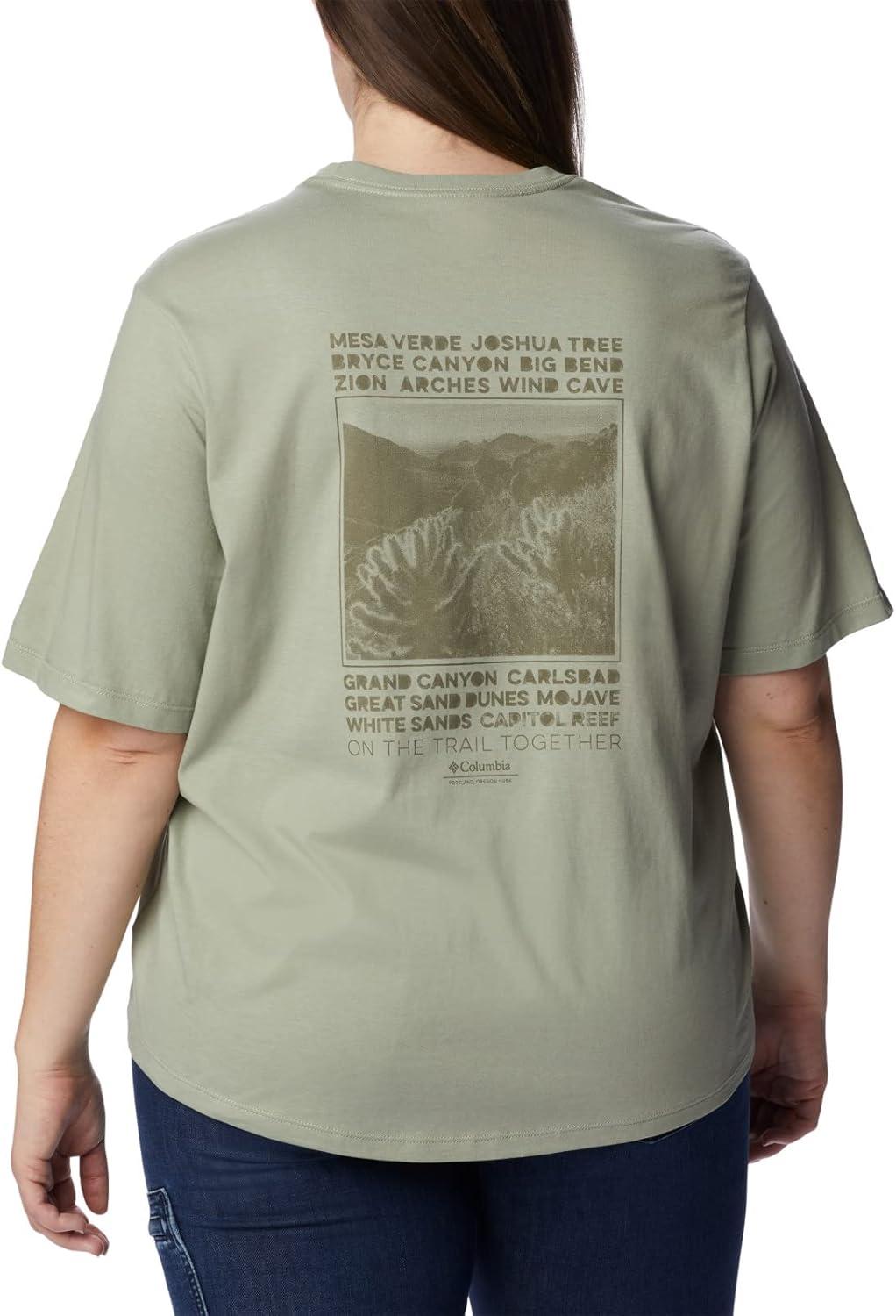 imageColumbia Womens North Cascades Graphic Short Sleeve TeeSafariHike Np Graphic