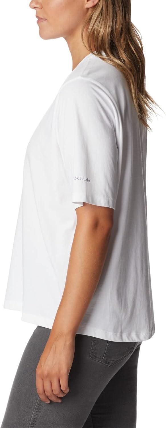 imageColumbia Womens North Cascades Graphic Short Sleeve TeeWhiteStarry Peaks Graphic