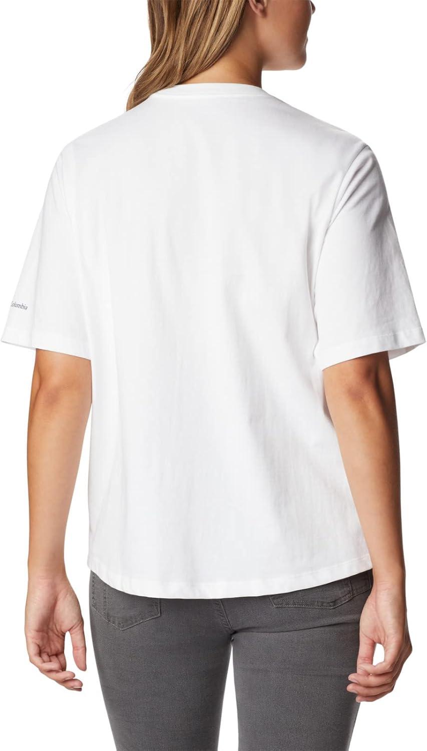 imageColumbia Womens North Cascades Graphic Short Sleeve TeeWhiteStarry Peaks Graphic