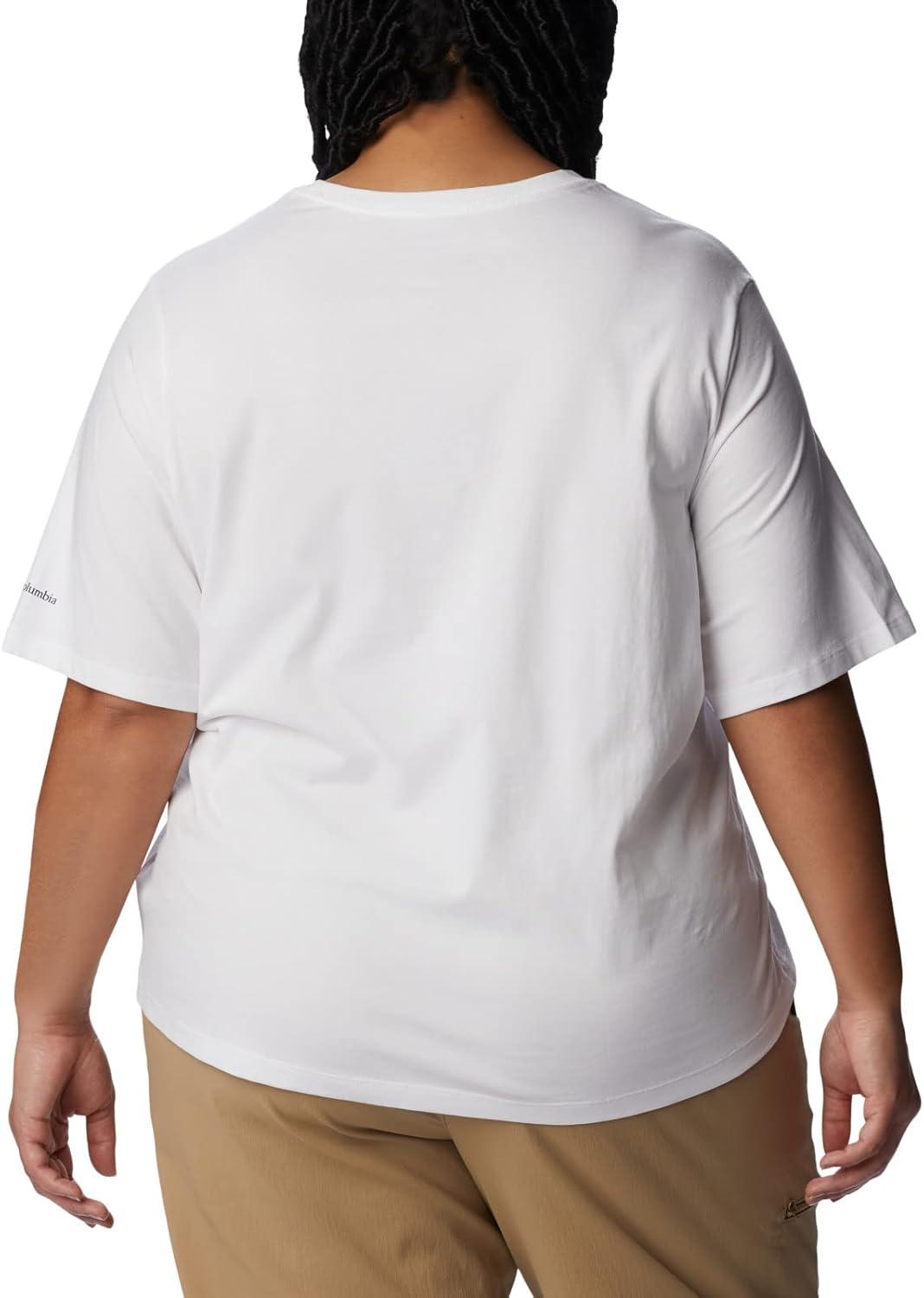 imageColumbia Womens North Cascades Graphic Short Sleeve TeeWhiteStarry Peaks Graphic