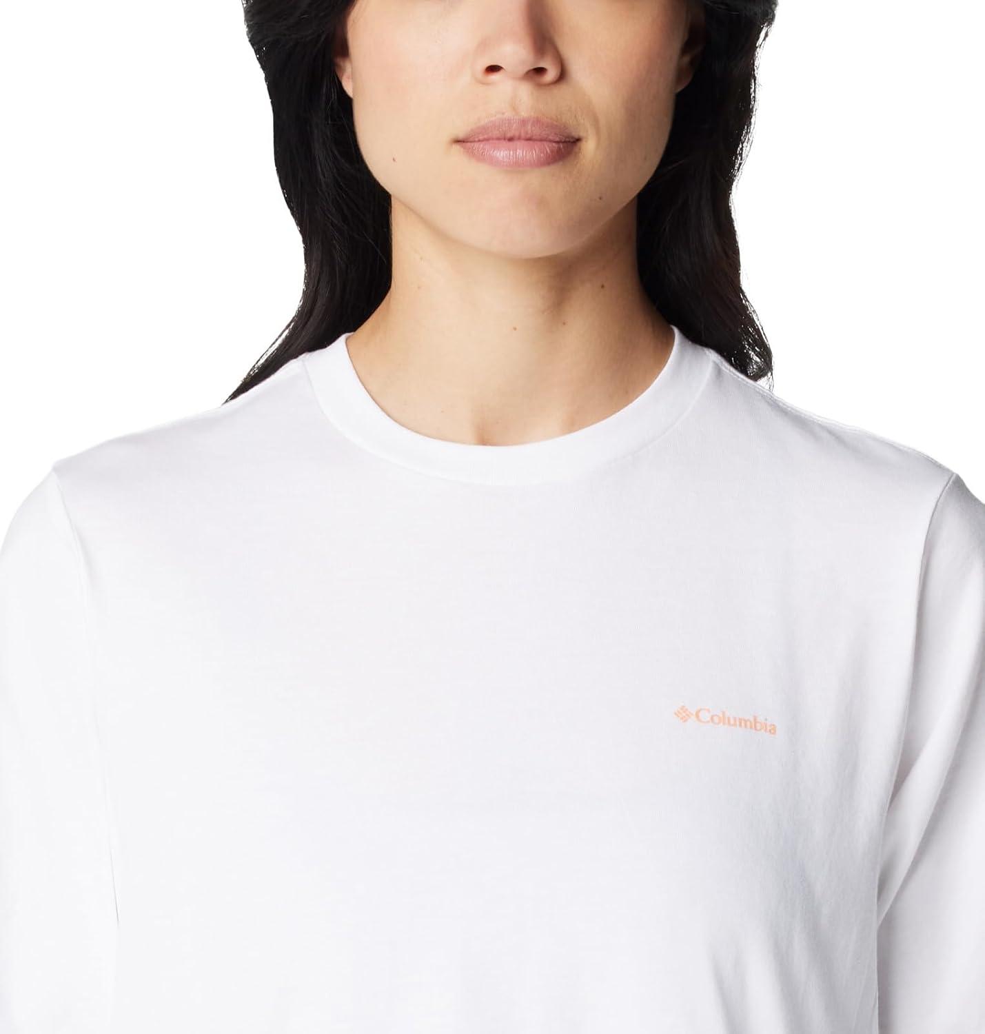 imageColumbia Womens North Cascades Graphic Short Sleeve TeeWhiteWavy Rays