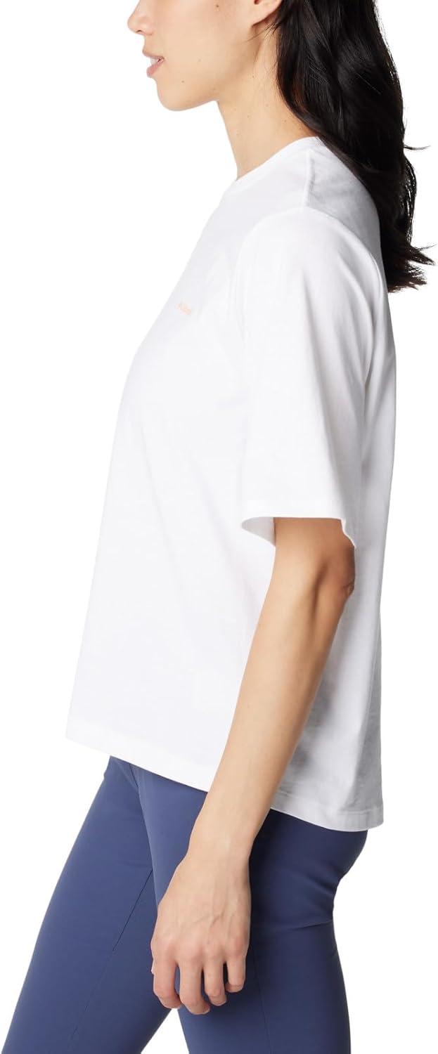imageColumbia Womens North Cascades Graphic Short Sleeve TeeWhiteWavy Rays
