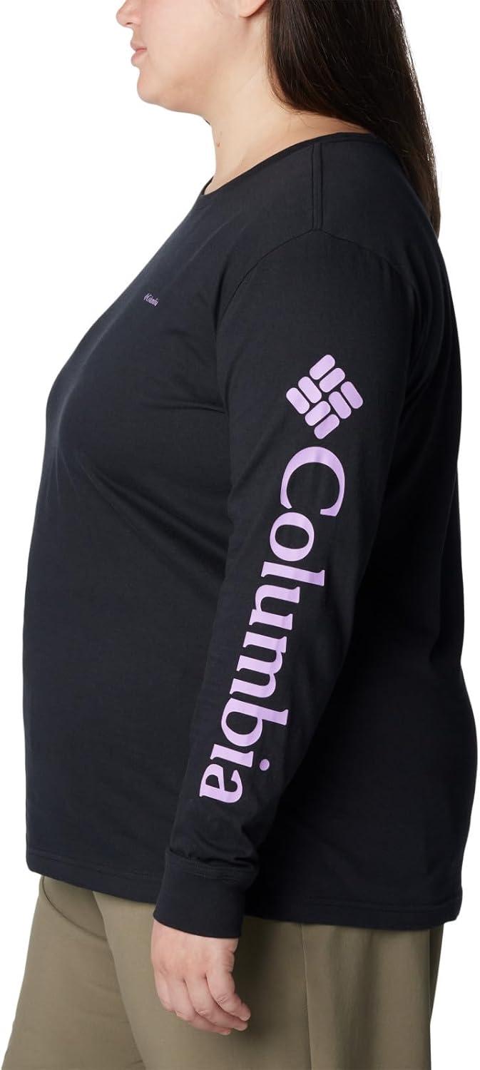 imageColumbia Womens North Cascades Long Sleeve TeeBlack Gumdrop Gem Columbia