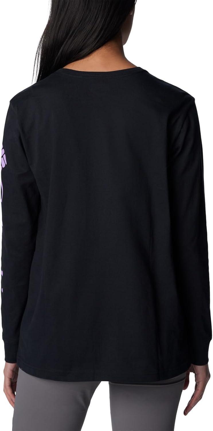 imageColumbia Womens North Cascades Long Sleeve TeeBlack Gumdrop Gem Columbia