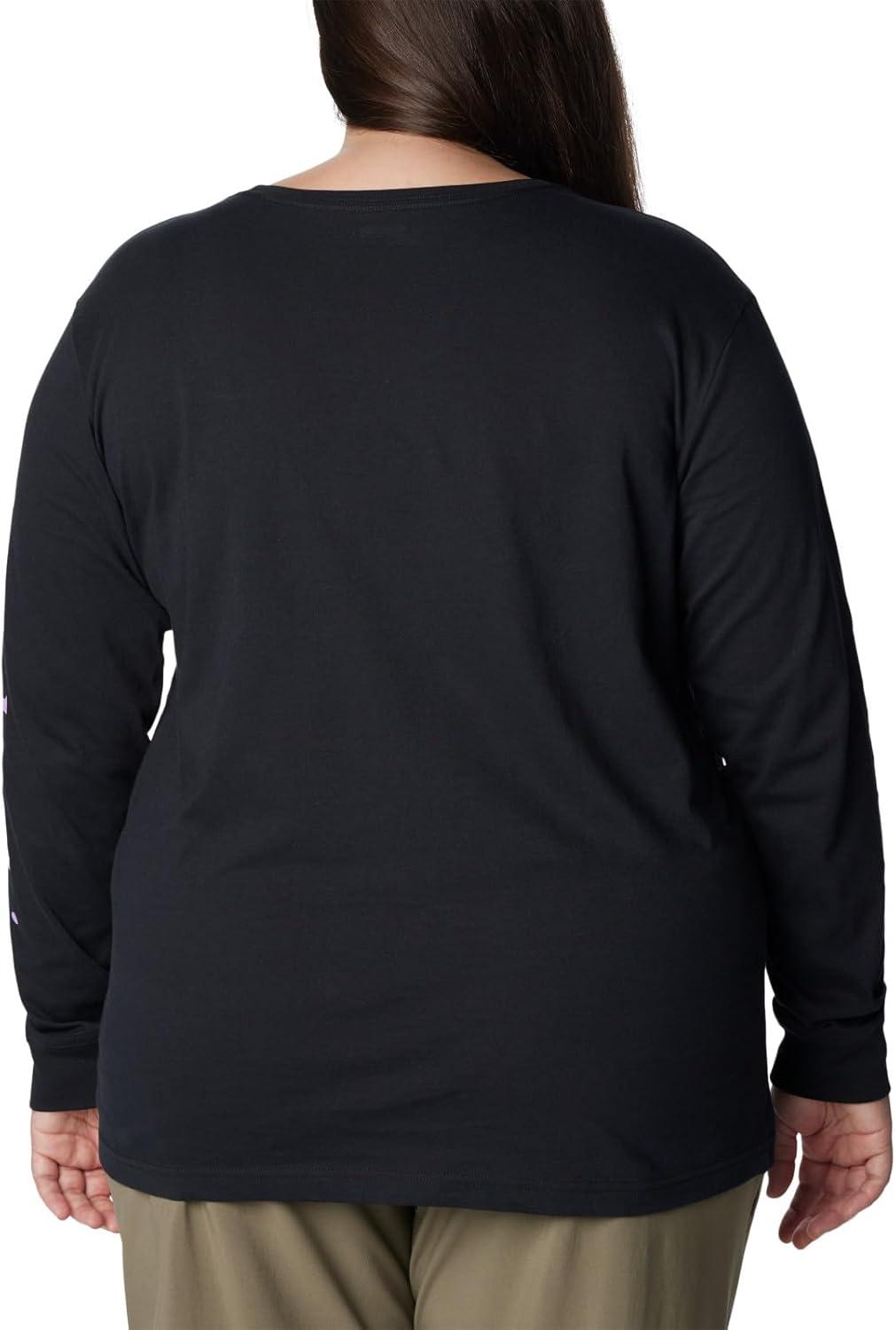 imageColumbia Womens North Cascades Long Sleeve TeeBlack Gumdrop Gem Columbia