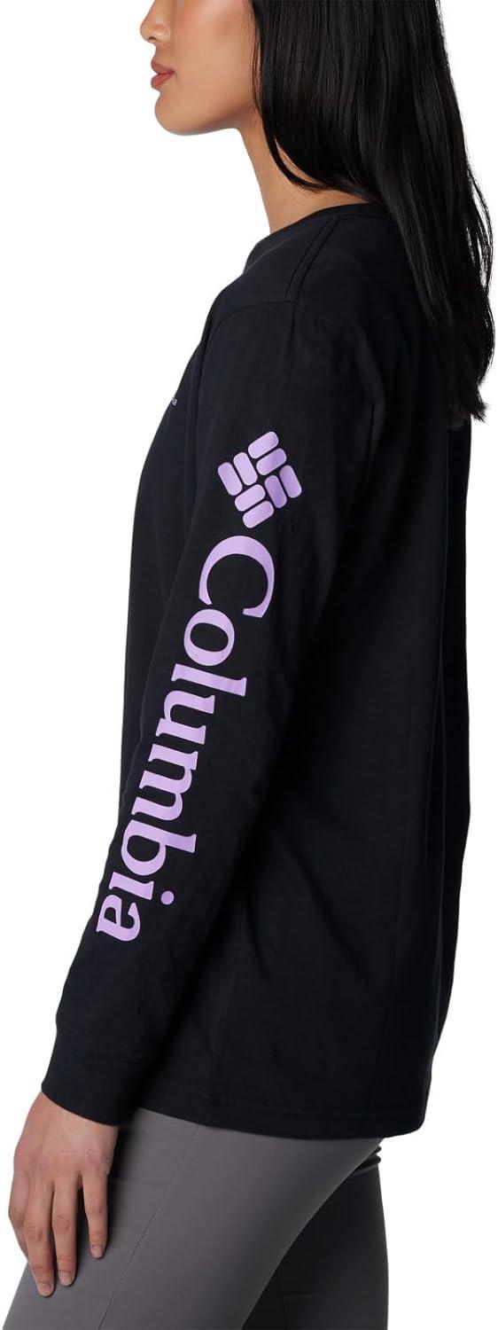 imageColumbia Womens North Cascades Long Sleeve TeeBlack Gumdrop Gem Columbia