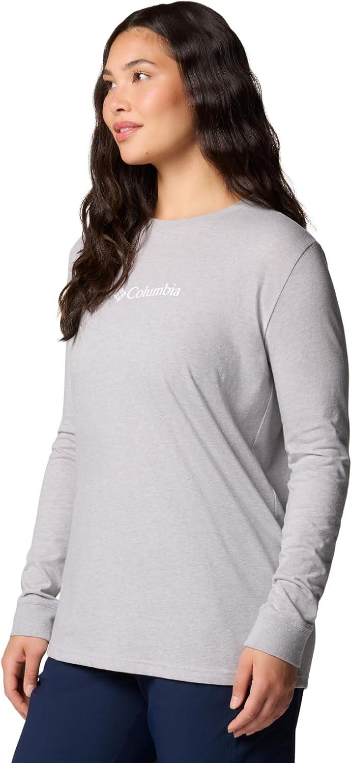 imageColumbia Womens North Cascades Long Sleeve TeeColumbia Grey HeatherGem Columbia