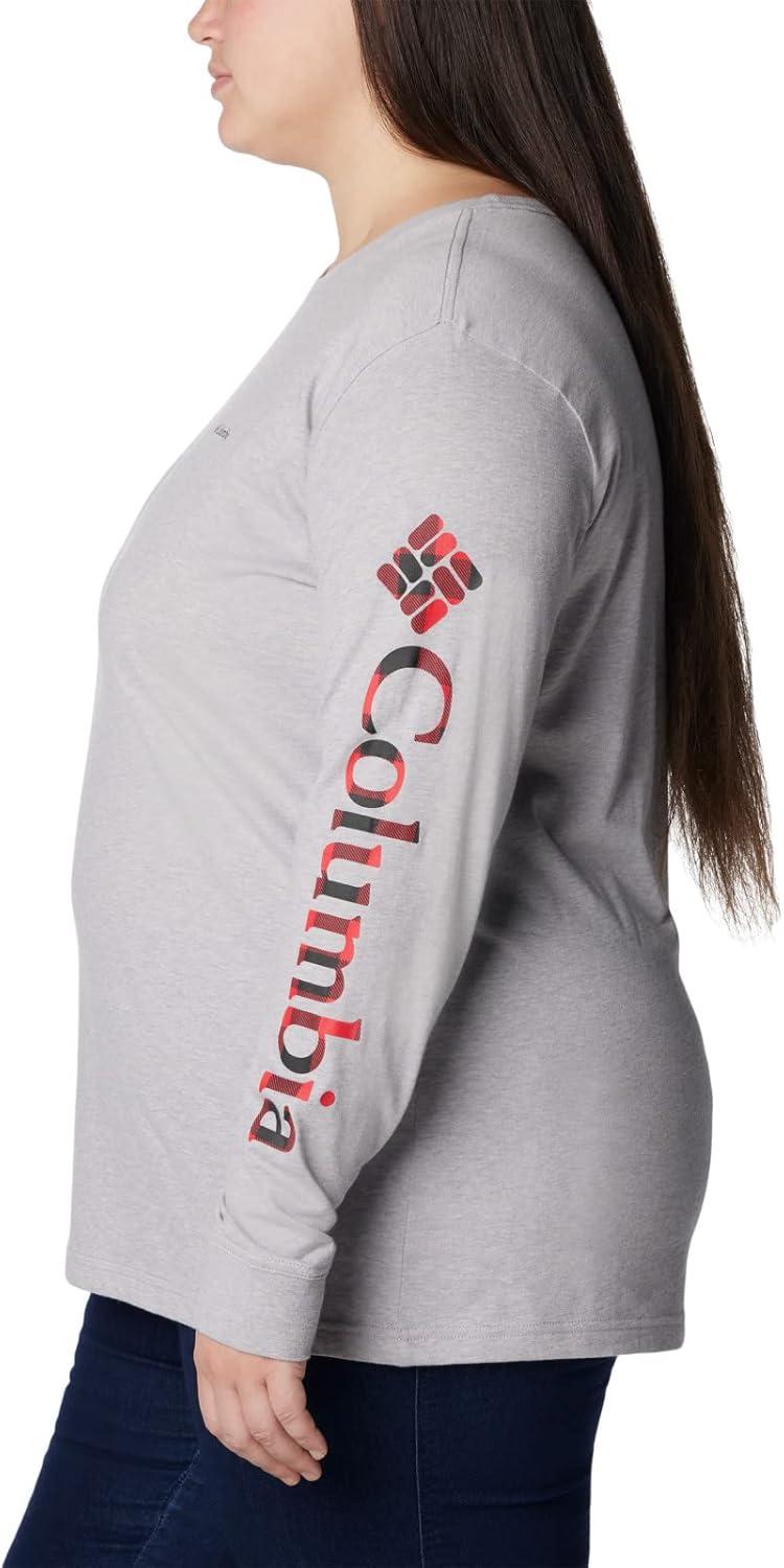 imageColumbia Womens North Cascades Long Sleeve TeeColumbia Grey Hthr Csc Branded Buffalo