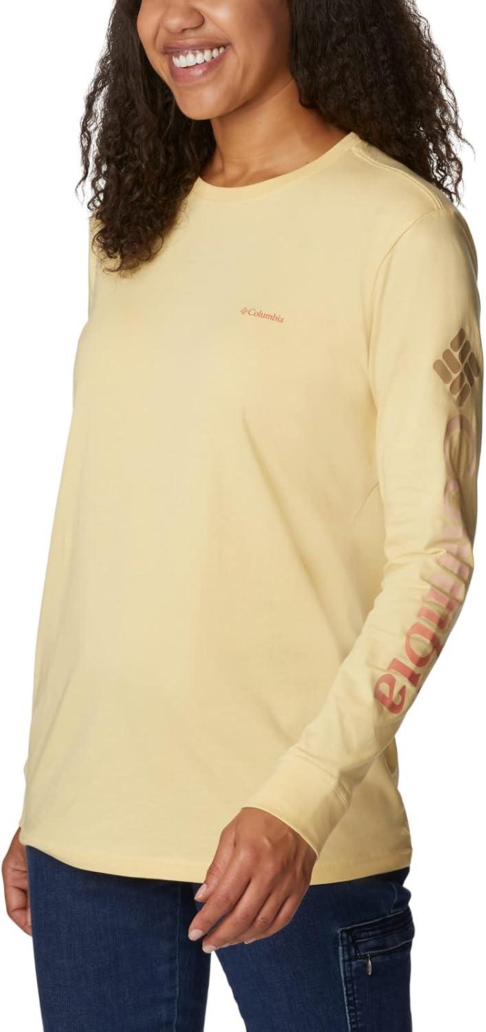 imageColumbia Womens North Cascades Long Sleeve TeeCornstalk Csc Gradient Sleeve