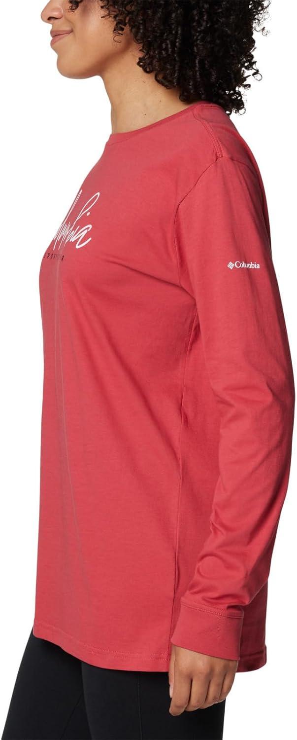 imageColumbia Womens North Cascades Long Sleeve TeeDaredevilCasual Script