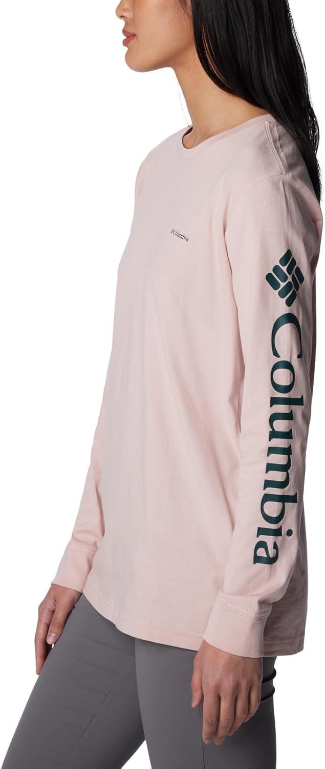 imageColumbia Womens North Cascades Long Sleeve TeeDusty Pink Night Wave Gem Columbia