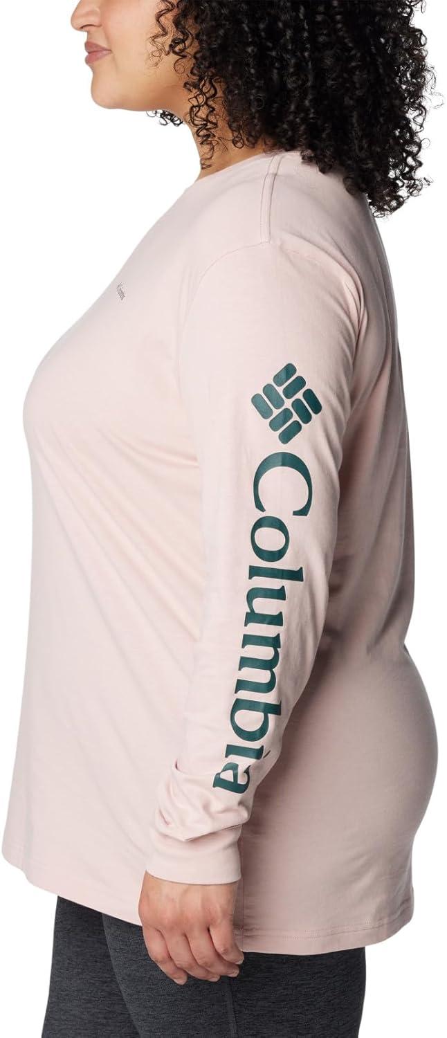 imageColumbia Womens North Cascades Long Sleeve TeeDusty Pink Night Wave Gem Columbia