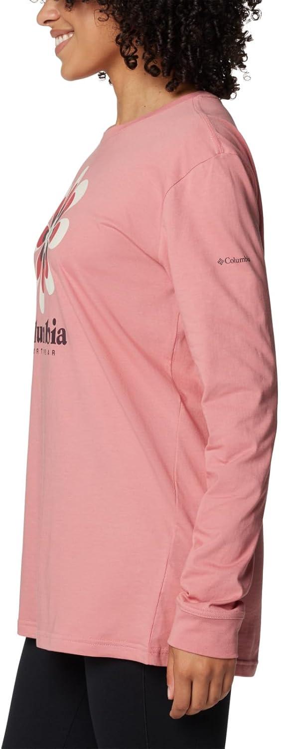 imageColumbia Womens North Cascades Long Sleeve TeePink AgaveFloral Groove