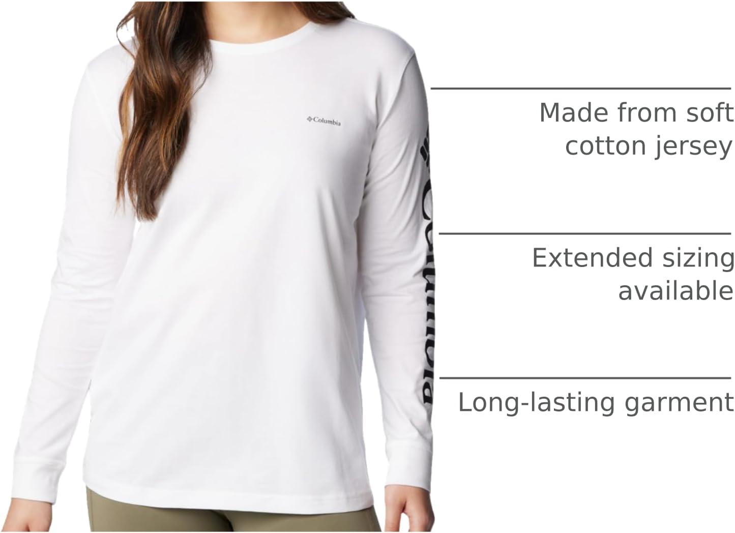 imageColumbia Womens North Cascades Long Sleeve TeeWhite Gem Columbia