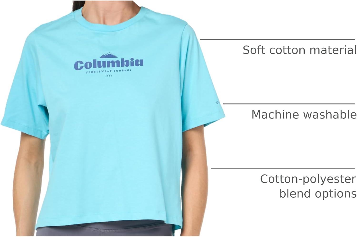 imageColumbia Womens North Cascades Relaxed TeeAquamarineElevated High