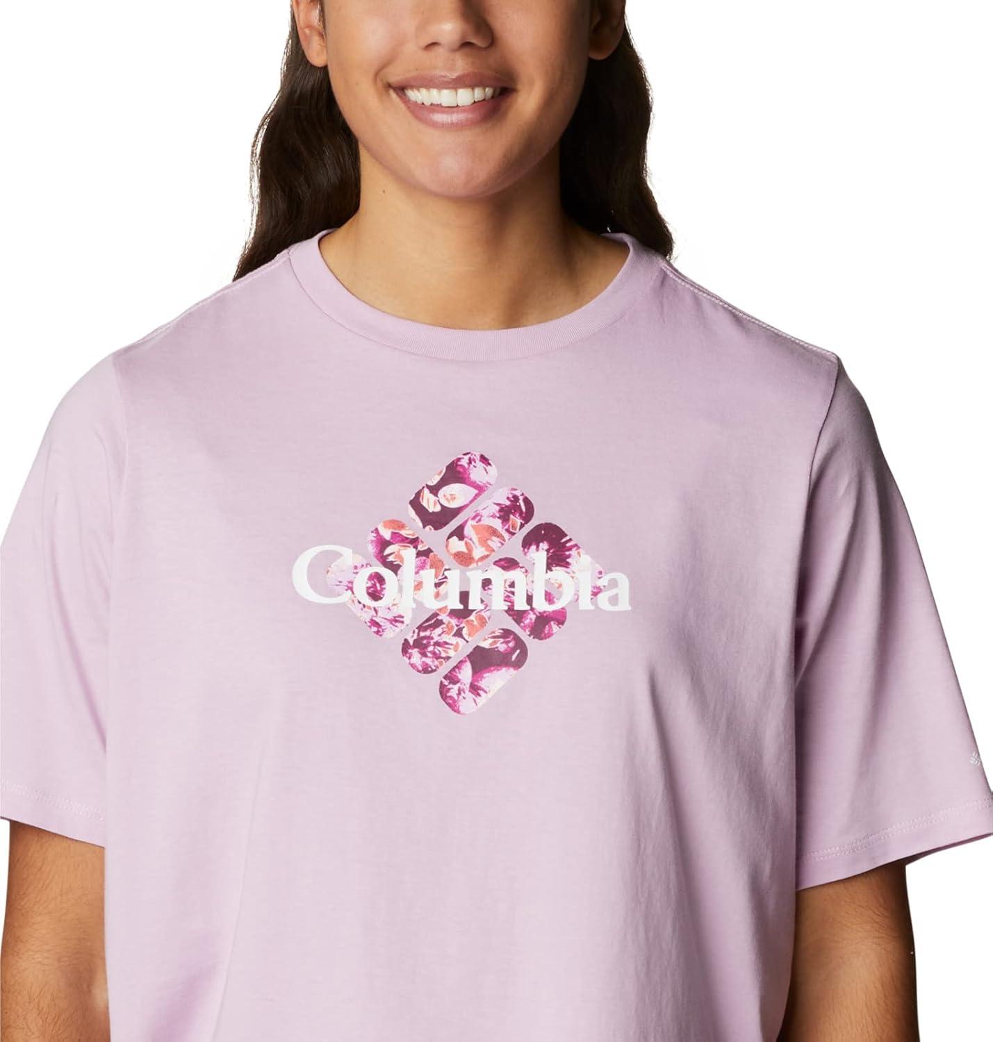 imageColumbia Womens North Cascades Relaxed TeeAuraCentered Gem Solarized