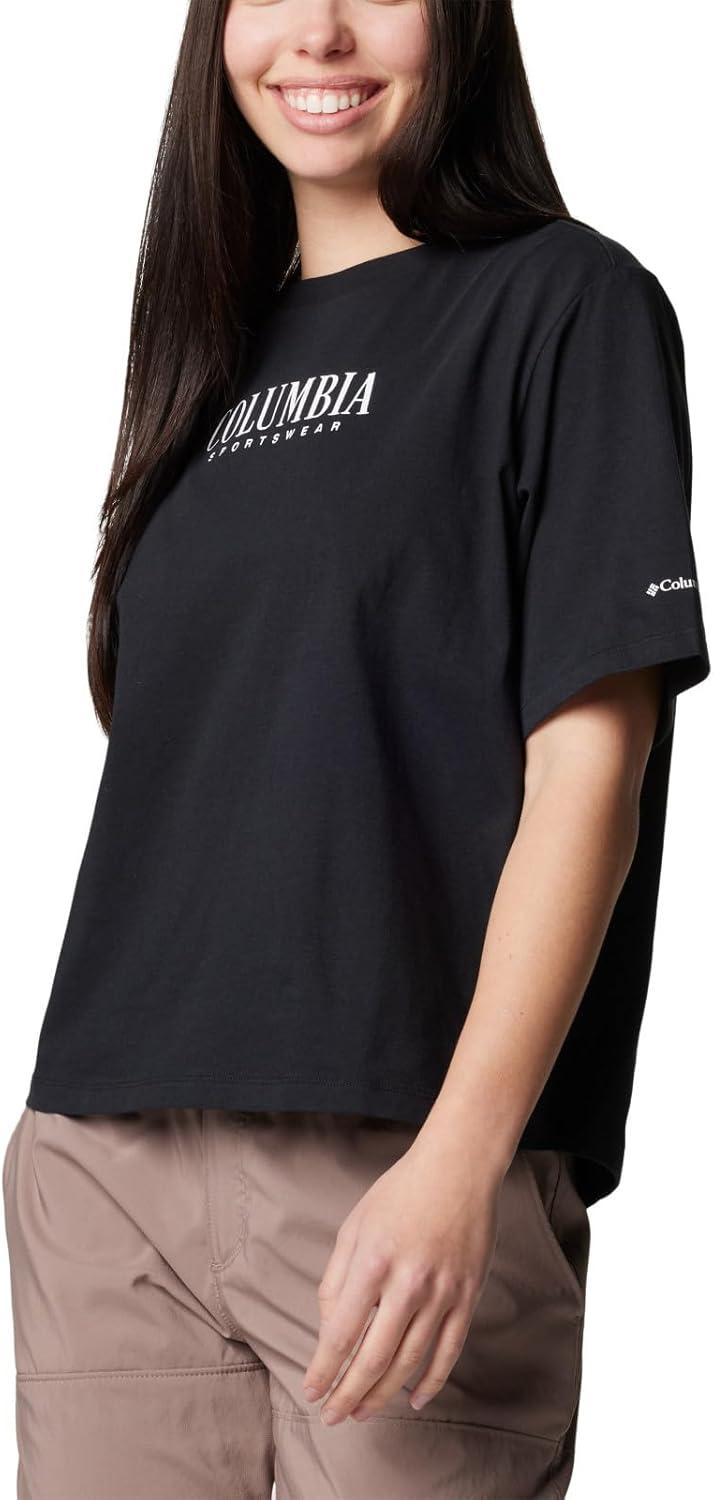 imageColumbia Womens North Cascades Relaxed TeeBlackCasual Brand