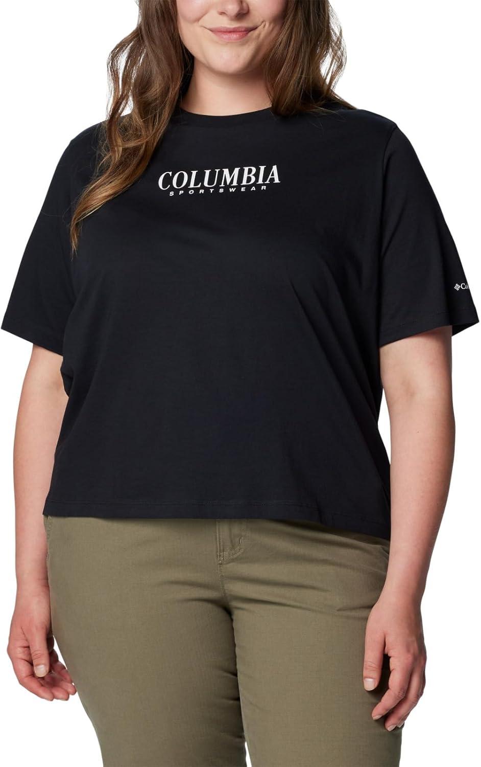 imageColumbia Womens North Cascades Relaxed TeeBlackCasual Brand