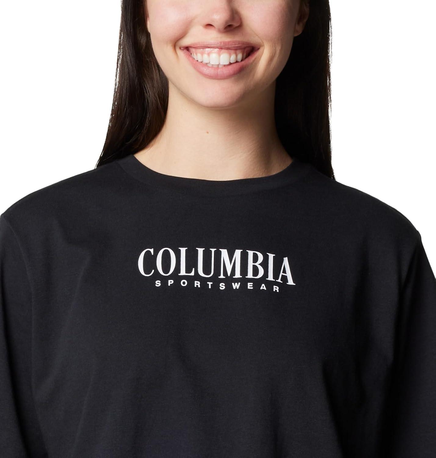 imageColumbia Womens North Cascades Relaxed TeeBlackCasual Brand