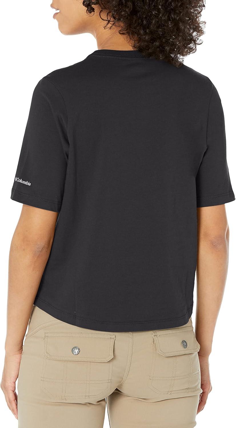imageColumbia Womens North Cascades Relaxed TeeBlackCentered Multi Gem