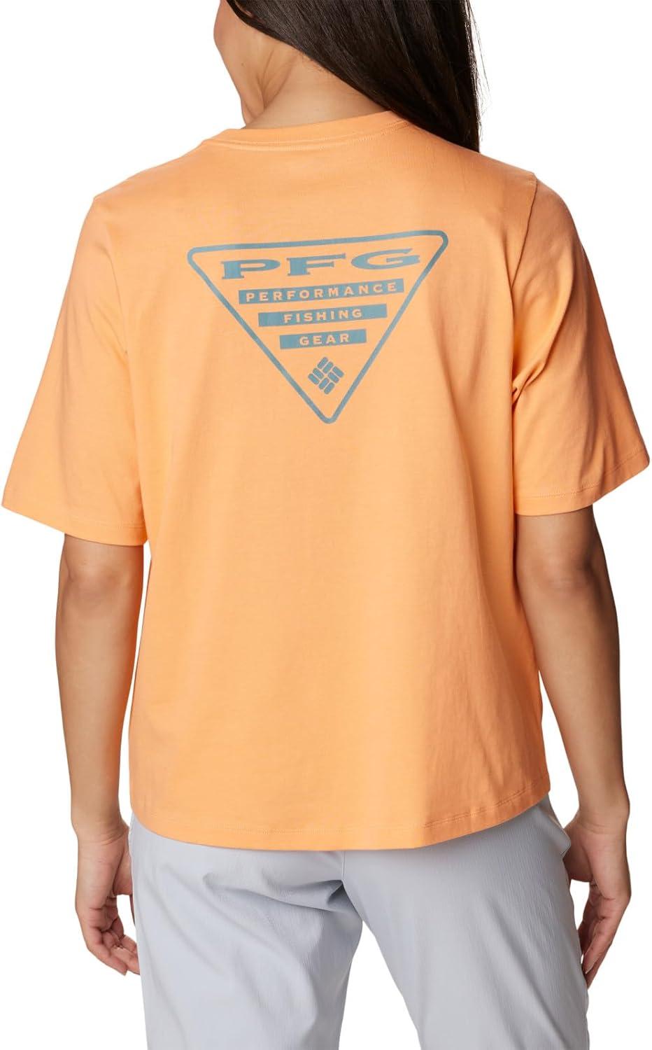imageColumbia Womens North Cascades Relaxed TeeBright Nectar Tranq Teal Pfg Triangle