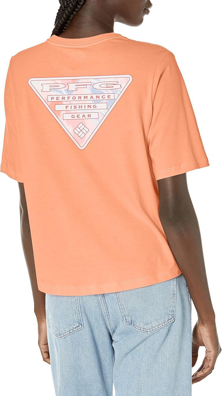 imageColumbia Womens North Cascades Relaxed TeeBright NectarWhite Aurora Fish