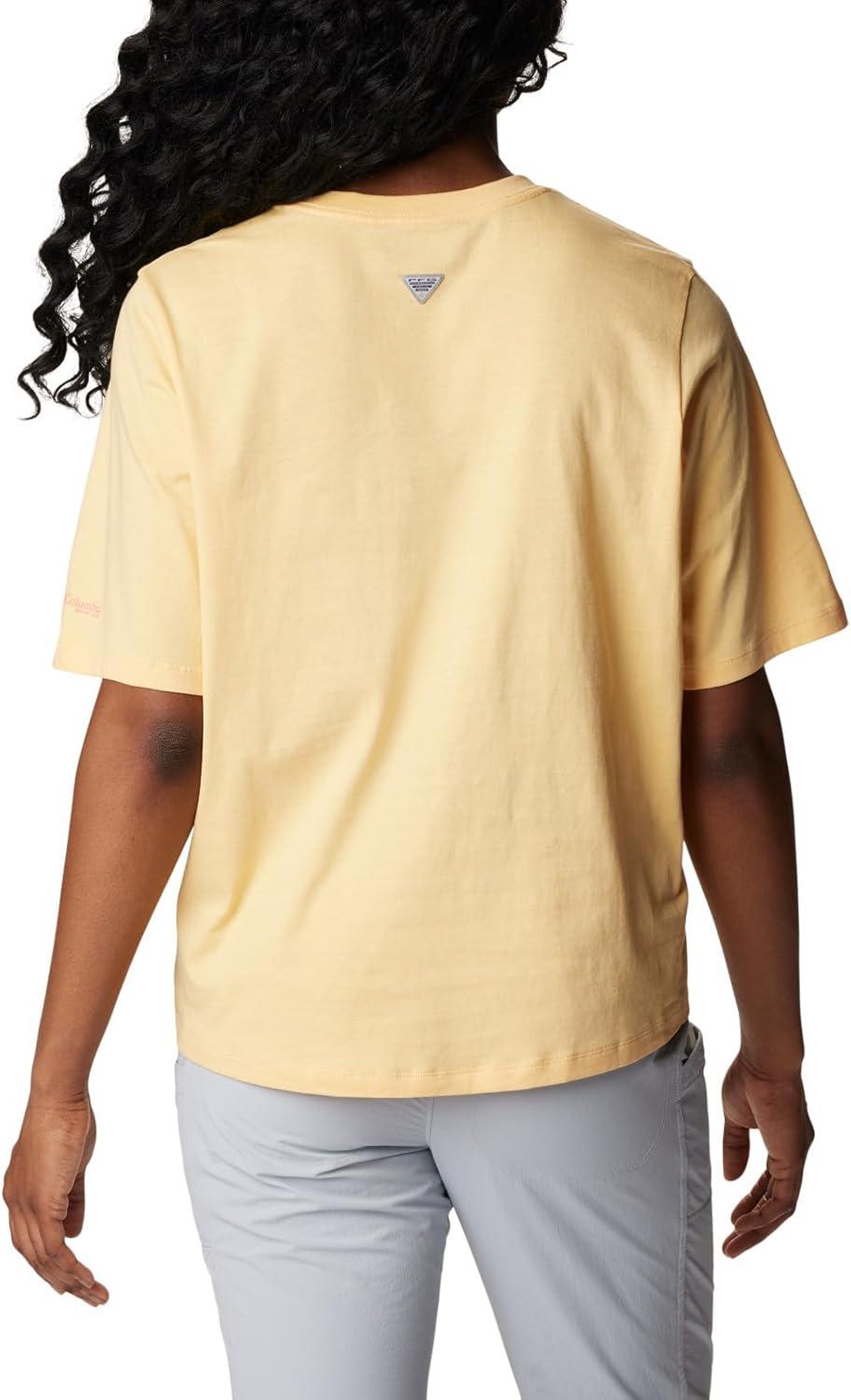 imageColumbia Womens North Cascades Relaxed TeeCocoa Butter Salmon Grin