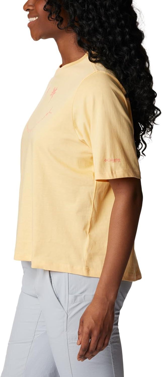imageColumbia Womens North Cascades Relaxed TeeCocoa Butter Salmon Grin